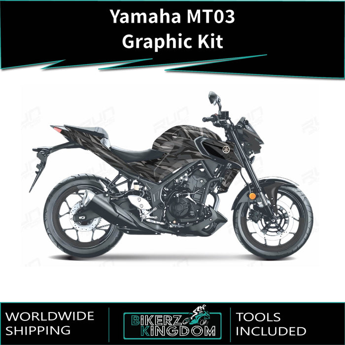 YAMAHA MT03 Funky Graphic Kit 2014-2024 Models