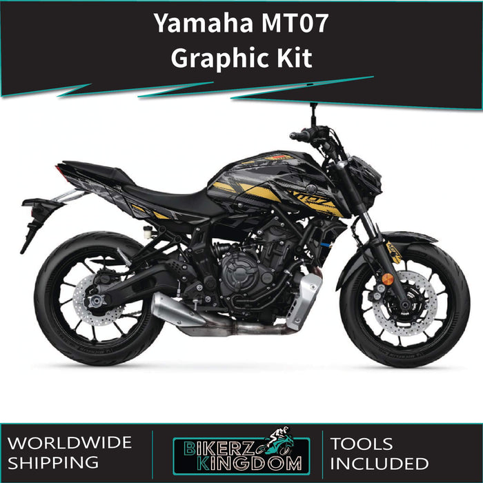 YAMAHA MT07 Graphics Kit 2014-2024 MT07 Decal Set