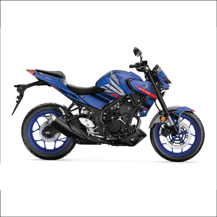 YAMAHA MT03 Funky Stripes Graphic Kit 2014-2024 Models