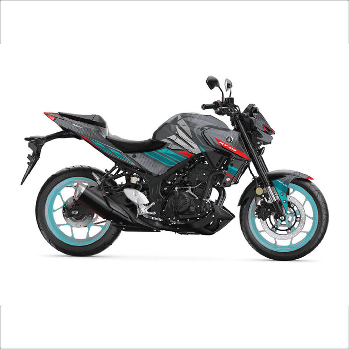 YAMAHA MT03 Funky Stripes Graphic Kit 2014-2024 Models