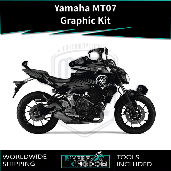 YAMAHA MT07 Graphics Kit 2014-2024 MGD4 Design MT07 Decal Set