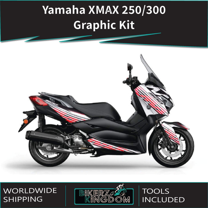 YAMAHA XMAX Lined Design Graphic Kit 2018-2020