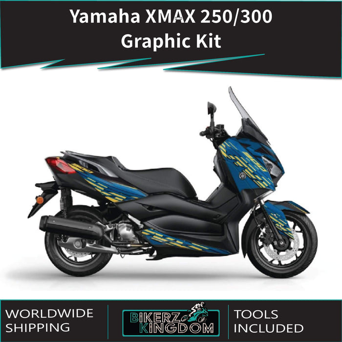 YAMAHA XMAX Lined Design Graphic Kit 2018-2020