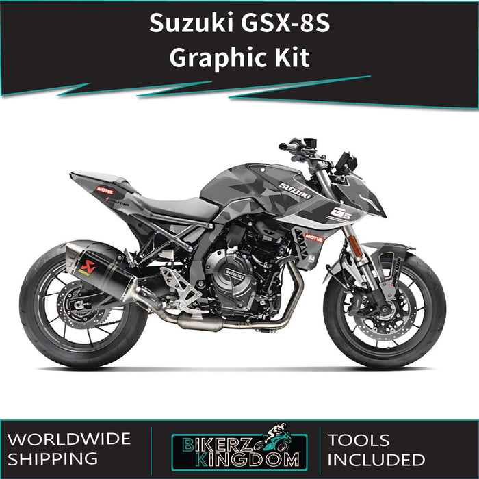 SUZUKİ GSX-8S Camo Graphic Kit 2023-2024 Models