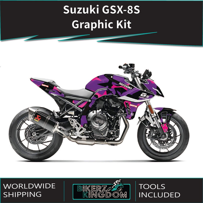 SUZUKİ GSX-8S Camo Graphic Kit 2023-2024 Models