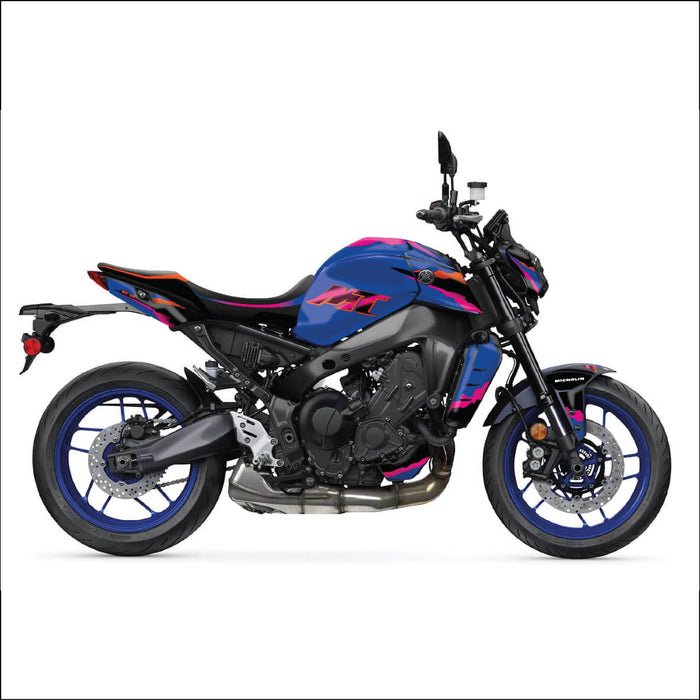 YAMAHA MT-09 Graphic Purple and Pink Graphic Kit 2020-2023