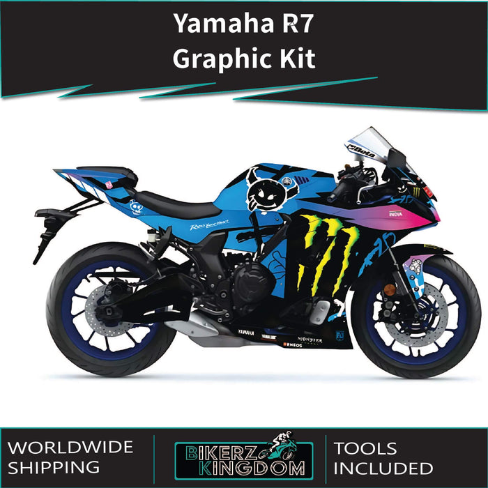 Yamaha YZF R7 Monster Graphic Kit 2021-2024 Models