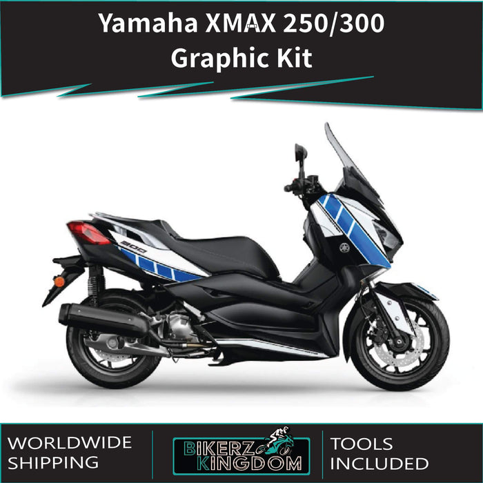 YAMAHA XMAX Checquered Design Graphic Kit 2018-2020