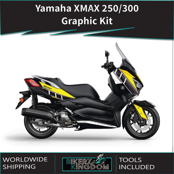 YAMAHA XMAX Checquered Design Graphic Kit 2018-2020