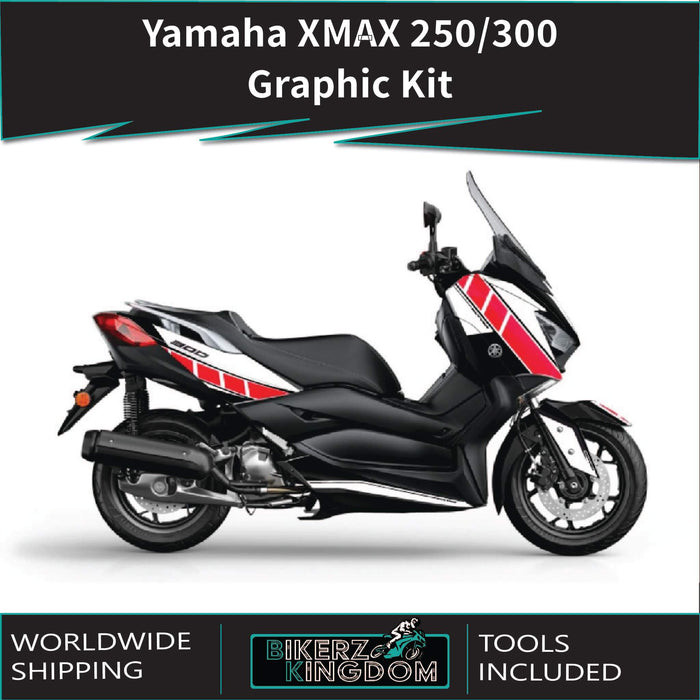 YAMAHA XMAX Checquered Design Graphic Kit 2018-2020