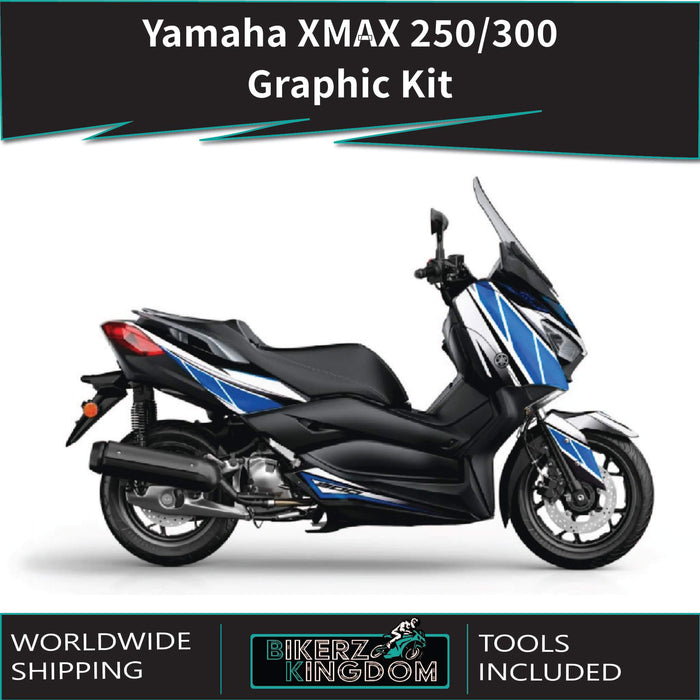 YAMAHA XMAX Checquered Design Graphic Kit 2018-2020