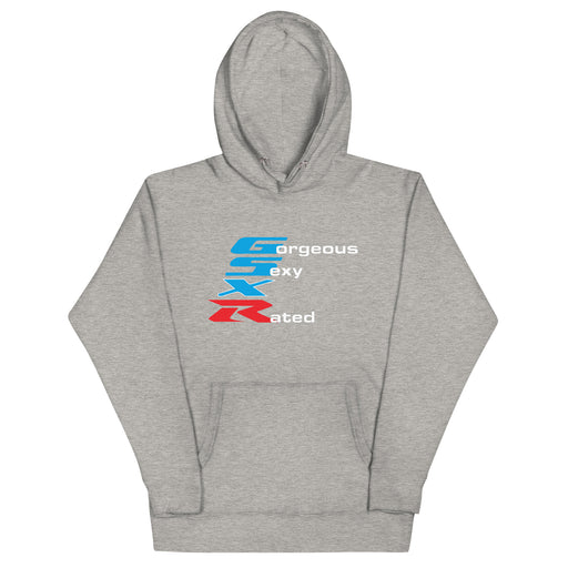 Suzuki GSXR mens hoodie grey